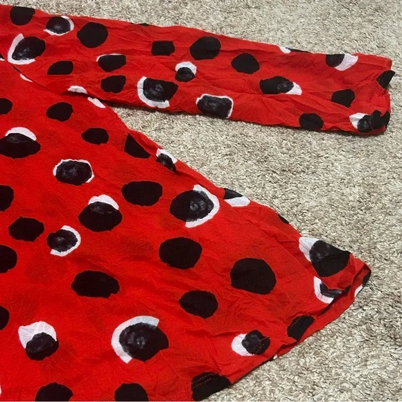 Chalet et Ceci Jacket McKenna Red Polka Dot - Picture 12 of 15